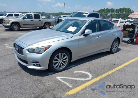 2015 Infiniti Q50 Premium из США, поврежденный, VIN JN1BV7AR9FM421610